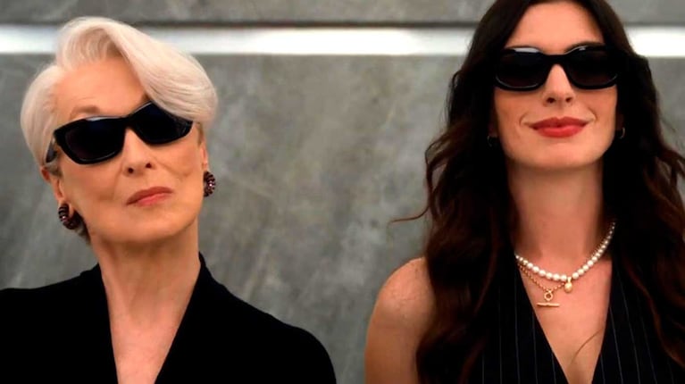 Meryl Streep y Anne Hathaway en El Diablo viste a la moda 2 (Foto: gentileza 20th Century Studios)