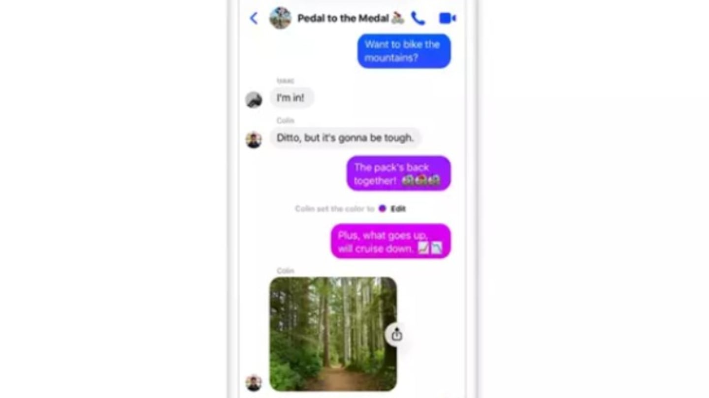 Messenger prueba una función que permite compartir fotos del momento de forma similar a BeReal