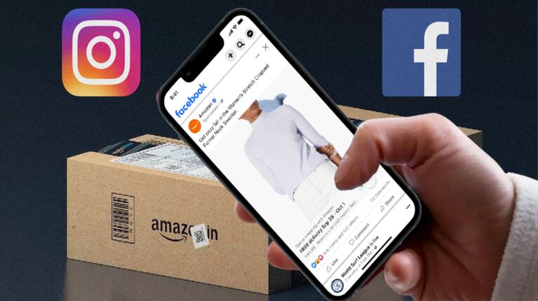 Meta permitirá las compras en Amazon a través de Instagram y Facebook