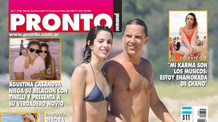 Mex Urtizberea, enamorado en las playas uruguayas (Foto: Pronto).
