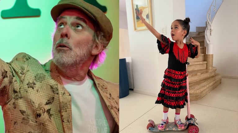 Mex Urtizberea sorprendió en el acto escolar de su nieta y Violeta mostró la escena que enterneció a todos. Crédito: Instagram