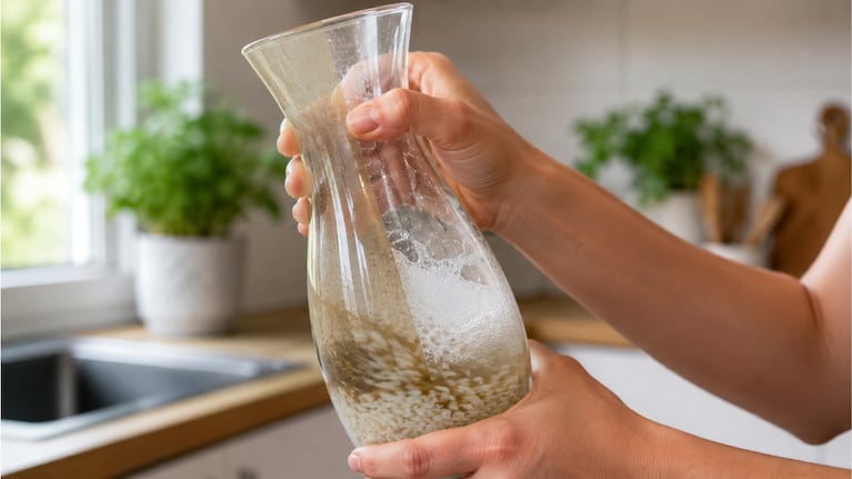 Mezclar arroz crudo con detergente: para qué sirve y dónde los expertos recomiendan usarlo. Foto: IA