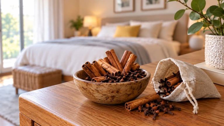 Mezclar canela y clavo de olor en una habitación: qué beneficios trae. Foto: IA
