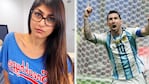 Mia Khalifa apuntó contra la Selección argentina tras el triunfo sobre Egipto y desató una ola de reacciones. CREDITO: Instagram