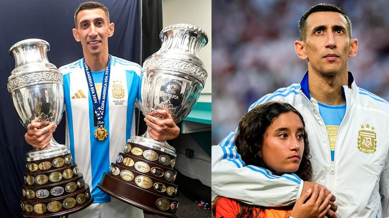 Mía, la hija de Ángel Di María, le dedicó una emotiva carta por despedirse del fútbol tras la Copa América.