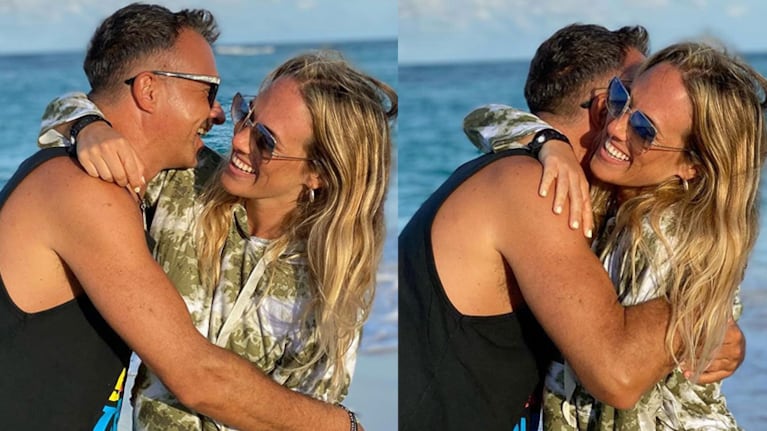 Mica le dedicó a su papá un mensaje de aliento.