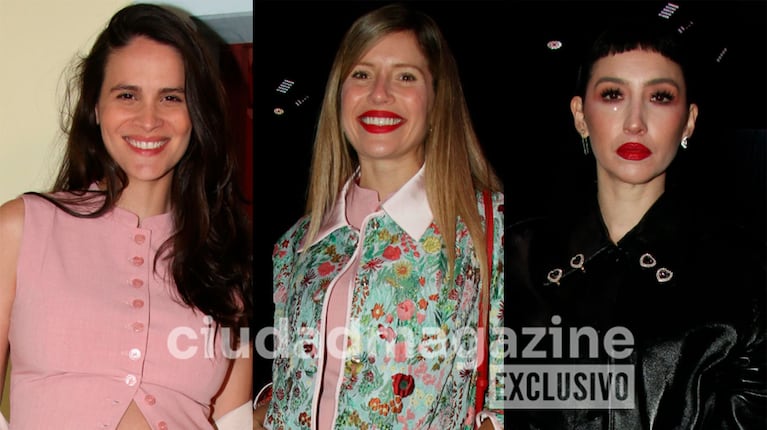 Mica Riera, Laurita Fernández y Sofía Gala en el BAFWEEK (Fotos: Movilpress).
