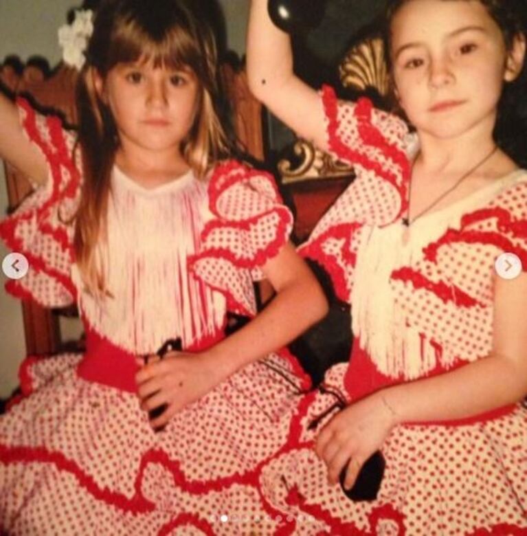 Mica Tinelli cumplió 34 años y su hermana Cande Tinelli le dedicó un emotivo posteo: fotos retro y divertidas