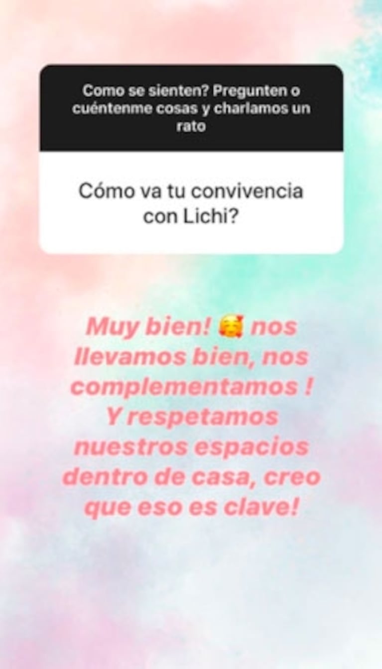 Mica Tinelli habló de la convivencia con Lisandro López y la clave del éxito: "Respetamos nuestros espacios”