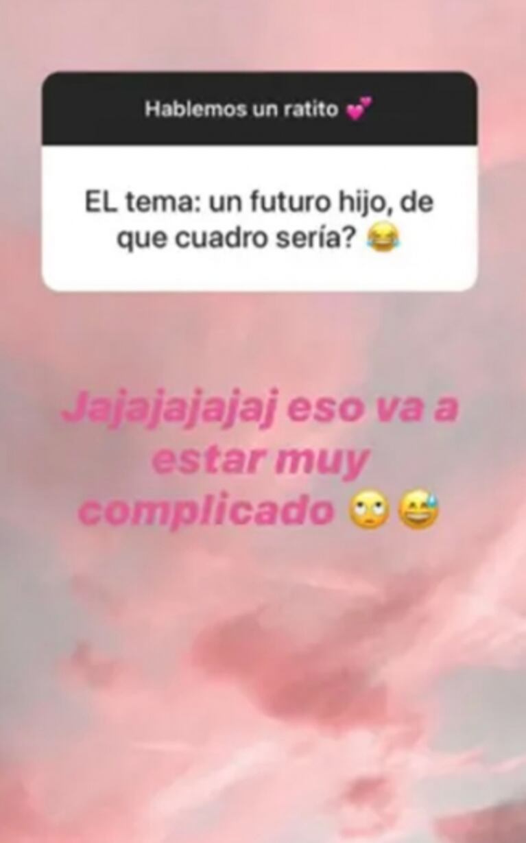 Mica Tinelli habló de sus ganas de ser mamá con Lisandro López y... ¿qué cuadro le inculcaría a su hijo?: "Va a estar complicado"
