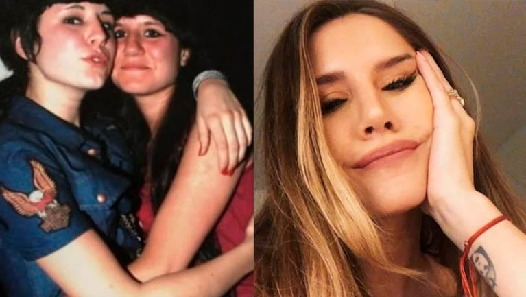 Mica Tinelli le reclamó divertida a su hermana Cande por una foto retro juntas.