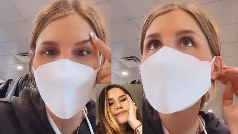 Mica Tinelli se mostró indignada tras su vuelta de Miami por haber tenido que esperar en Ezeiza el resultado de su hisopado.