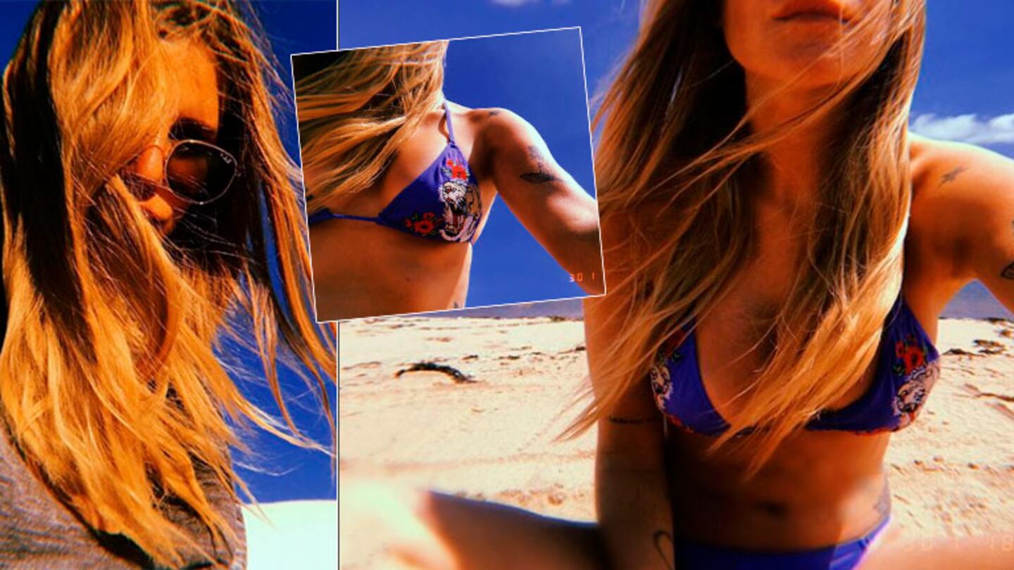 Mica Tinelli, súper sexy en las playas de Punta del Este