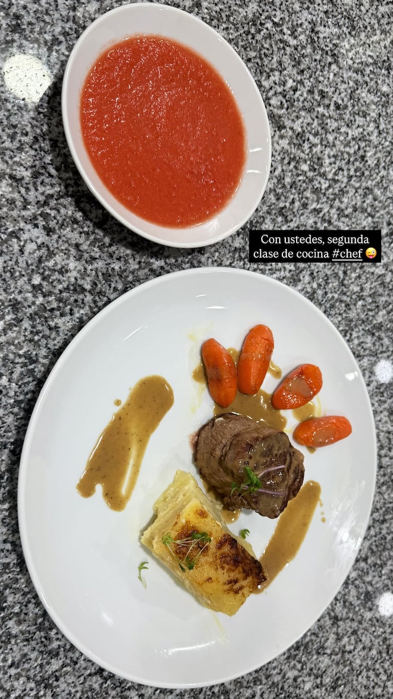 Mica Vázquez después de que Fernando Gago y Verónica Laffitte confirmaran el embarazo. Crédito: Instagram
