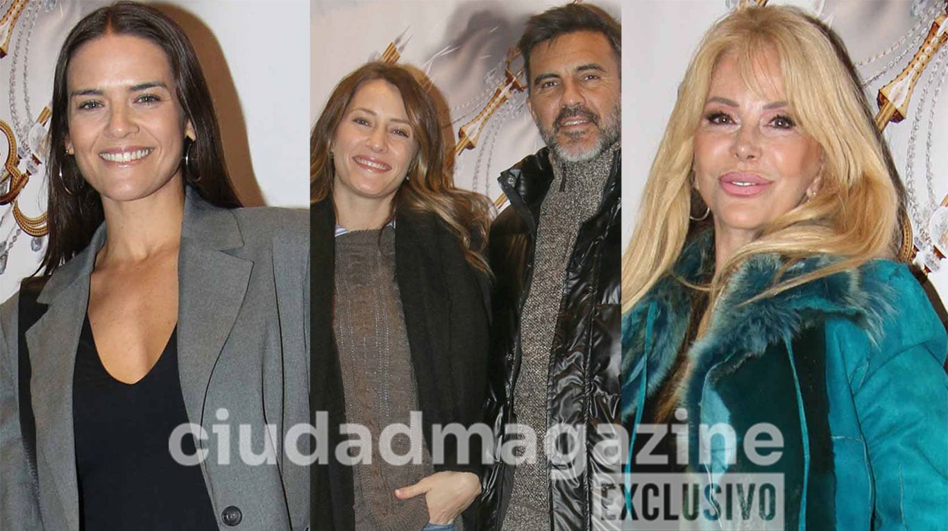 Mica Vázquez, Fabián Cubero, Mica Viciconte y Graciela Alfano en el estreno de La Función que Sale Mal (Fotos: Movilpress).