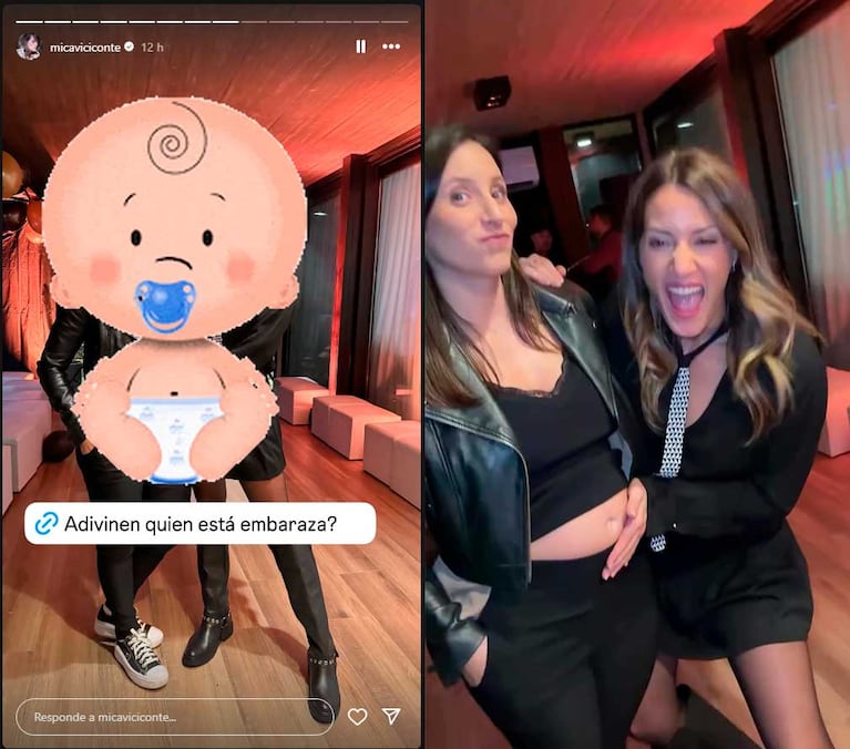 mica Viciconte contó el embarazo de su hermana (Fotos: Instagram @micaviciconte)