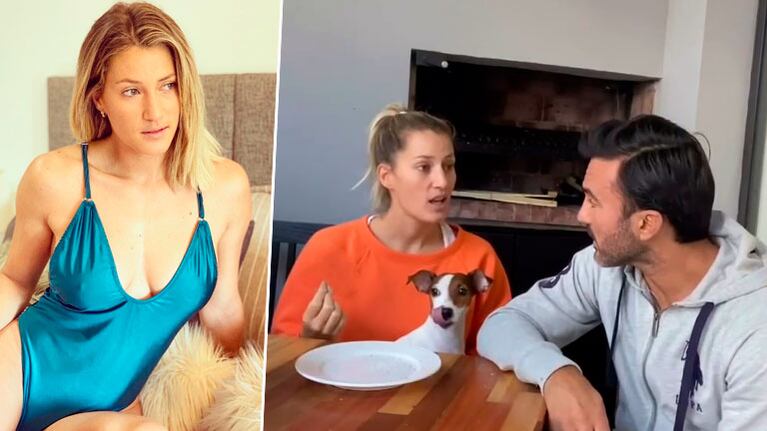 Mica Viciconte contó una pelea con Cubero por la que se fueron a dormir enojado en cuarentena: Me transformé