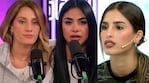 Mica Viciconte, Daniela Celis y Julieta Poggios (Fotos: capturas de streaming Telefé y redes sociales).