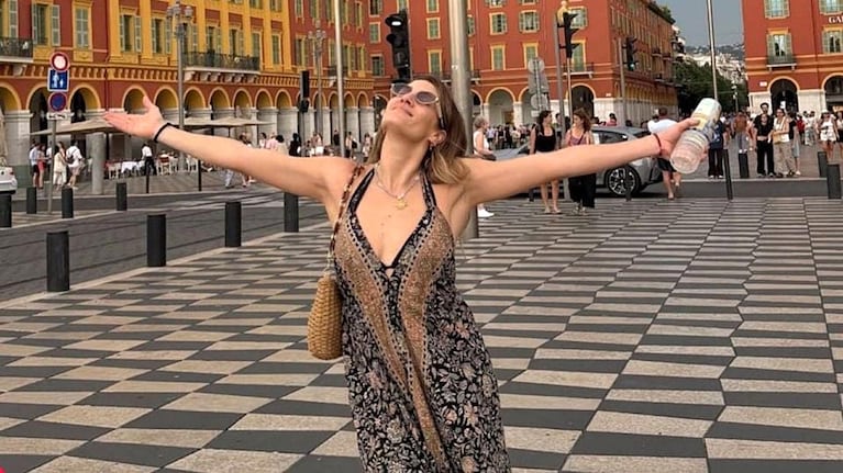 Mica Viciconte en sus vacaciones soñadas