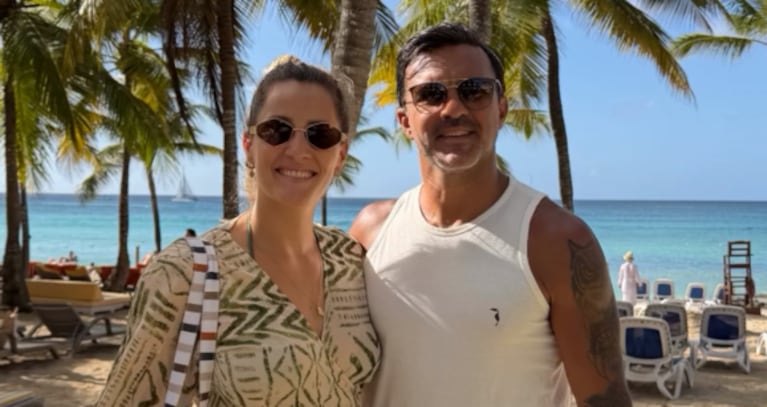 Mica Viciconte, Fabián Cubero y su familia de vacaciones en El Caribe: las fotos y los videos | Créditos: Instagram @fabiancuberooficial