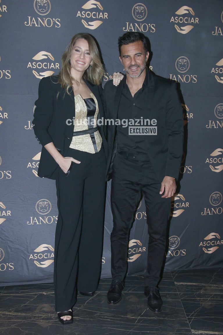 Mica Viciconte y Fabián Cubero en la gala de Asociar (Foto: Movilpress).