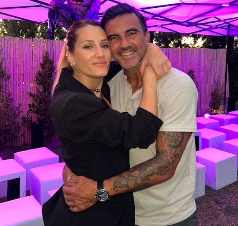 Mica Viciconte y Fabián Cubero (Foto de Instagram)
