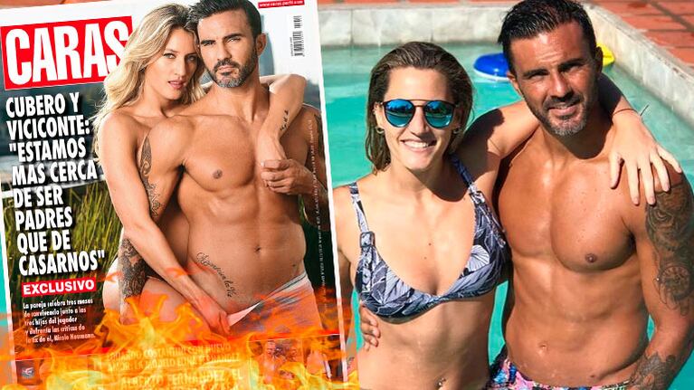 Mica Viciconte y Fabián Cubero, protagonistas de una tapa súper hot: Estamos más cerca de ser padres que de casarnos 