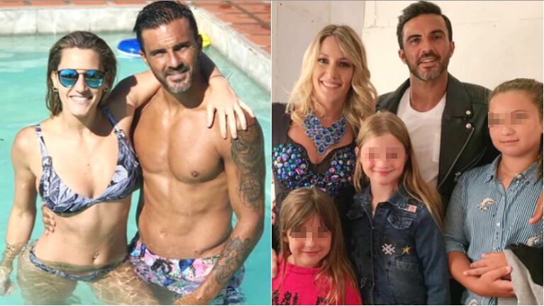 Mica Viciconte y la convivencia con las hijas de Cubero (Fotos: Instagram y Web)