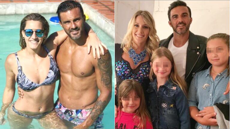 Mica Viciconte y la convivencia con las hijas de Cubero (Fotos: Instagram y Web)