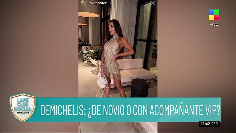 Micaela Benítez, la novia de Martín Demichelis.