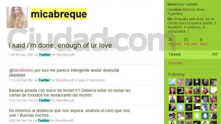 Micaela Breque: "Por un momento quise desaparecer del mundo"