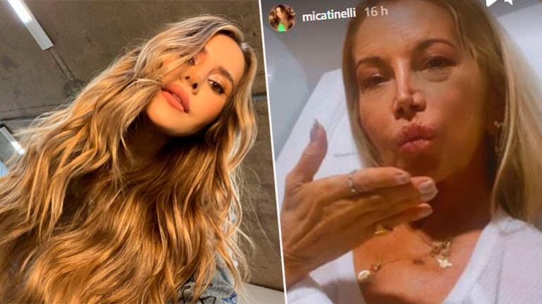 Micaela Tinelli mostró la primera foto de Soledad Aquino, tras recibir el alta: Miren a la diosa de mi mamá