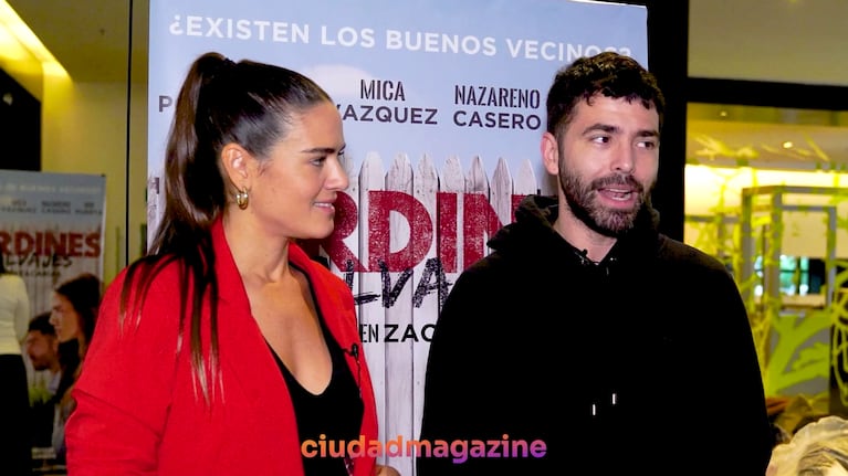 Micaela Vázquez y Nazareno Casero.