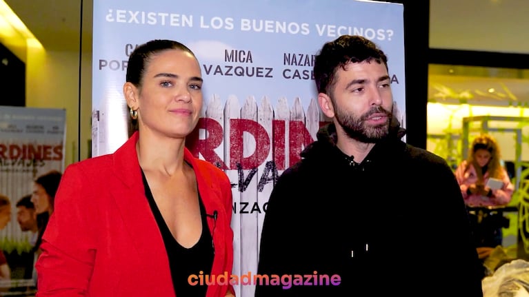 Micaela Vázquez y Nazareno Casero.