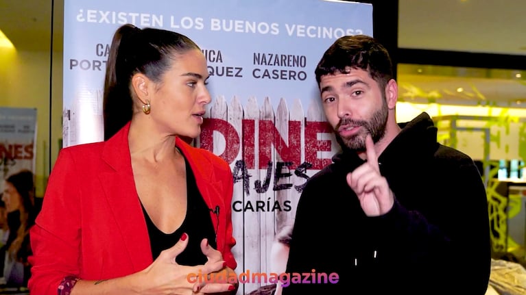 Micaela Vázquez y Nazareno Casero.