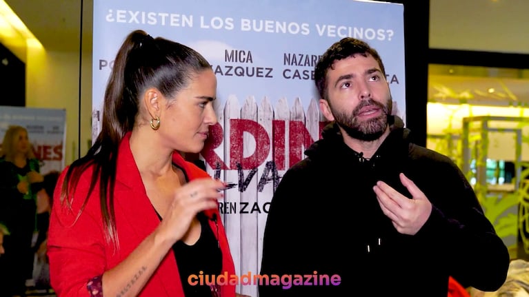 Micaela Vázquez y Nazareno Casero.