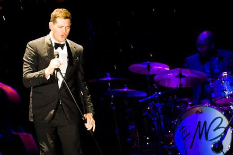 Michael Bublé en GEBA. (Foto: Agustín Dusserre- Facebook Fenix Entertainment)