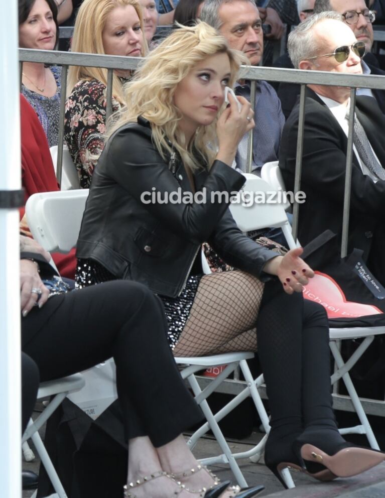 Michael Bublé fue distinguido en el Paseo de la fama de Hollywood: la emoción de Luisana Lopilato 