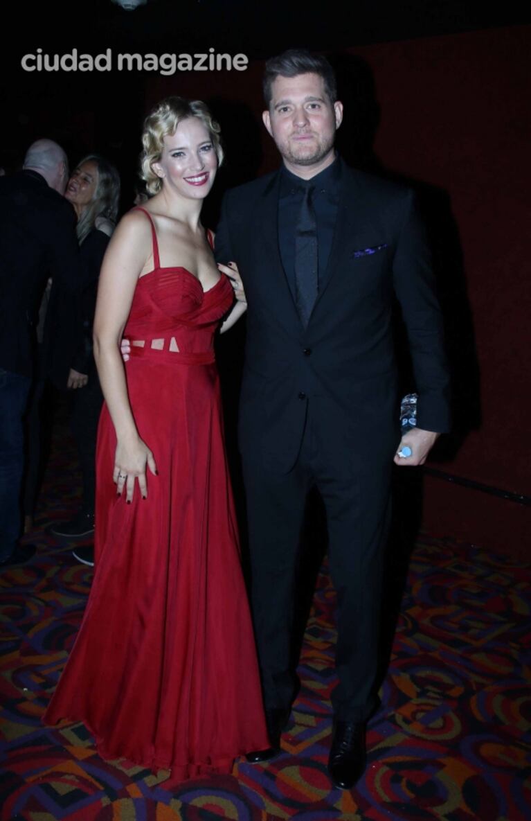 Michael Bublé, invitado de lujo de Luisana Lopilato en la presentación de su nueva película