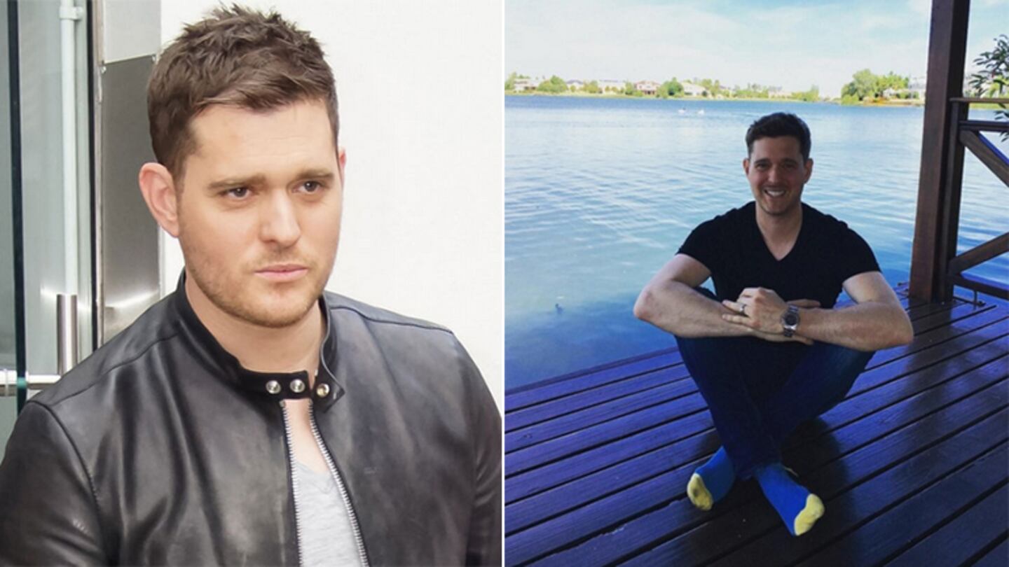 Michael Bublé se resbaló y golpeó la cabeza en su pileta de Nordelta. Fotos: Web.