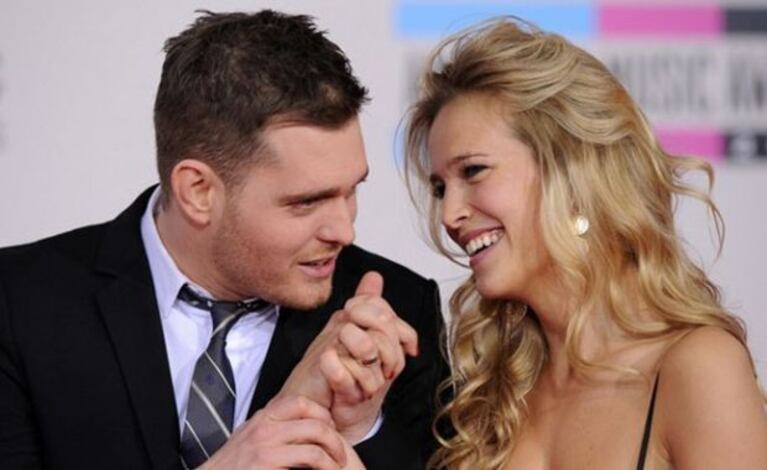 Michael Bublé y Luisana Lopilato, embarazados (Foto: Web).