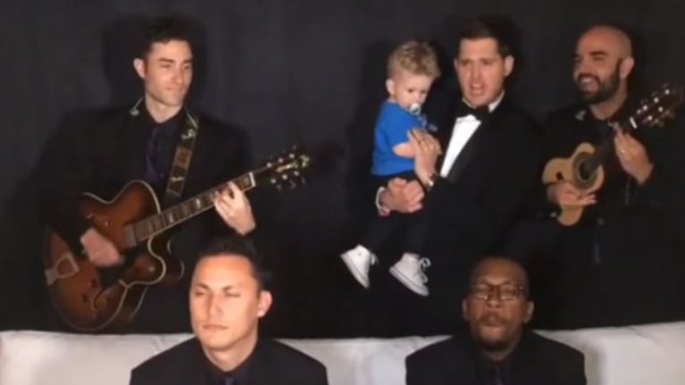 Michael Bublé y su versión del tema "Ai Se Eu Te Pego" de Michel Teló. (Foto: Instagram)