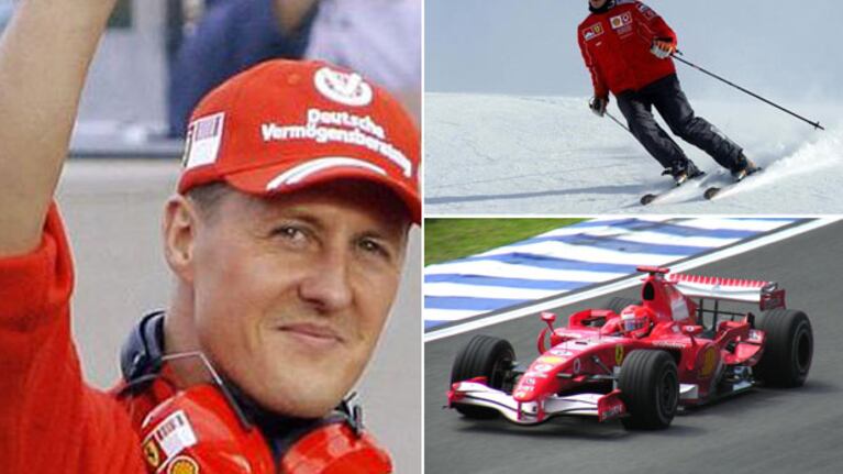Michael Schumacher sufrió un grave accidente de esquí en Francia (Fotos: Web)