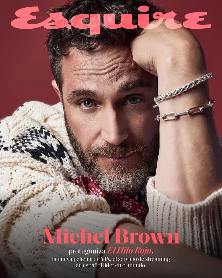 Michel Brown en la tapa de Esquire, febrero de 2025. Foto: Instagram @michel123brown
