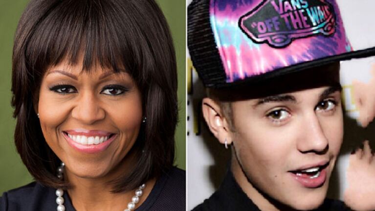 Michelle Obama habló de Justin Bieber: "Si fuera su madre lo tendría cerca de mí". (Foto: Web)