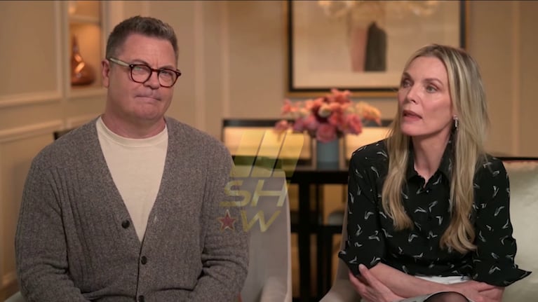 Michelle Pfeiffer y Nick Offerman hablaron con Mshow de su nueva serie de comedia dramática (Foto: captura de Ciudada Magazine).