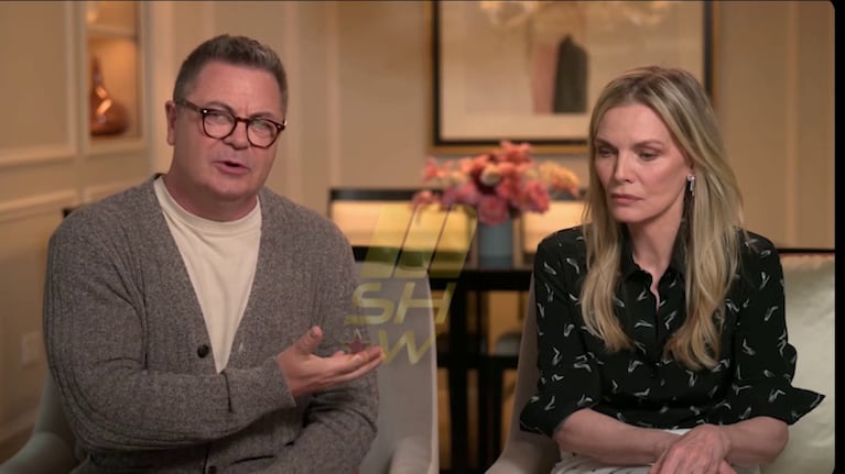 Michelle Pfeiffer y Nick Offerman hablaron con Mshow de su nueva serie de comedia dramática (Foto: captura de Ciudada Magazine).
