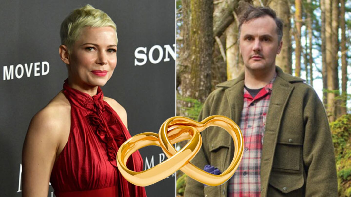 Michelle Williams se casó en secreto con el músico Phil Elverum