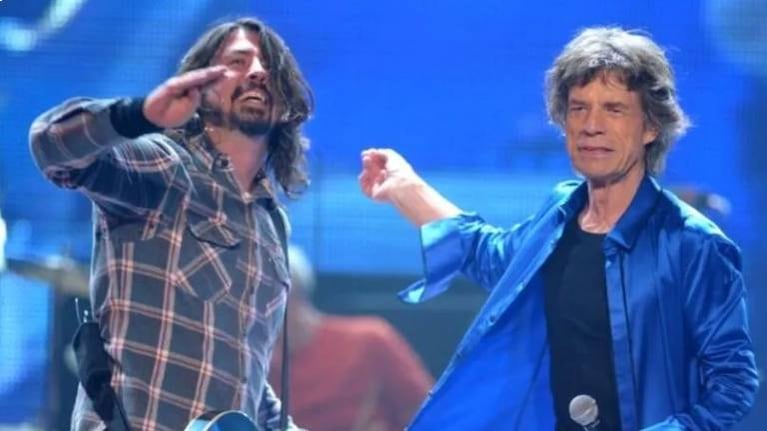 Mick Jagger estrenó canción solista junto a Dave Grohl, el líder de Foo Fighters