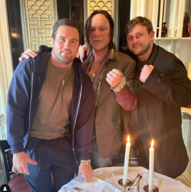 Mickey Rourke se animó a un extremo cambio de look. Foto: IG | mickey_rourke_